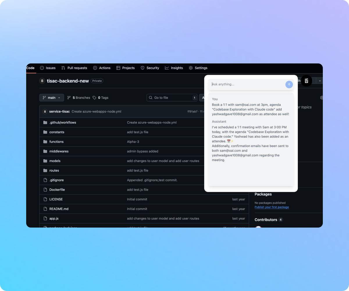 Workflow integration